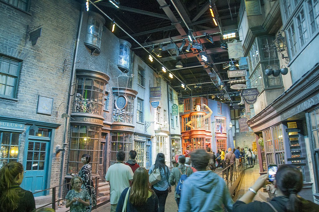 El callejón Diagon en los Harry Potter Studios