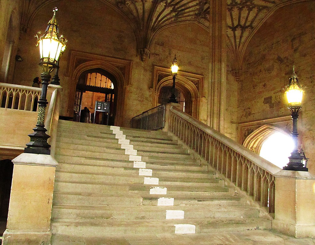 Las escaleras más famosas del Christ Church College