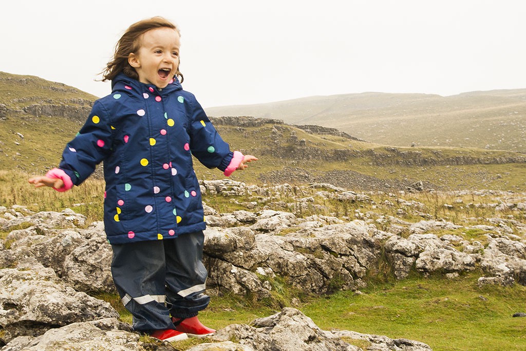 En lo alto de Malham Cove