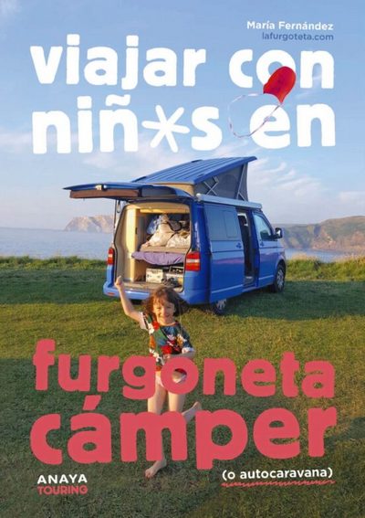 Portada del libro Viajar con niños en furgoneta camper